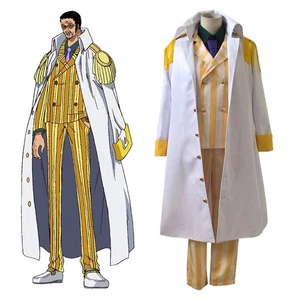 One Piece Navy Admiral Kizaru Borsalino Halloween Cosplay Costume - Picture 1 of 5