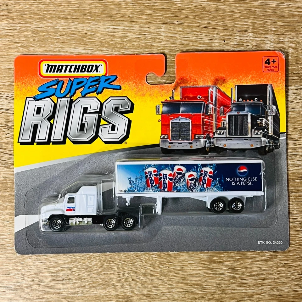 Ford Aeromax Pepsi Super Rigs White Matchbox Convoy Container Transporter - Image 1 of 4