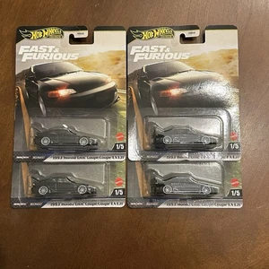 Hot Wheels Premium 2025 Fast & Furious 1993 Honda Civic cupé EX EJ1 lote de 4 - Imagen 1 de 1