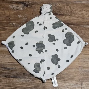 Angel Dear Cow Baby Lovey White & Gray 12" x 12" Plush Toy Security Blanket 2015 - Picture 1 of 4