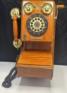 Thomas Crosley Museum Series Wood Antique Wall Telephone Limited Edition *Read* - Zdjęcie 1 z 15
