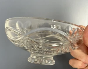 Waterford Happy Anniversary 6 Zoll Fußschüssel elegant Vintage Kristall - Bild 1 von 8