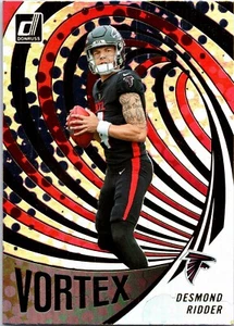 2022 Panini Donruss Desmond Ridder Vortex Rookie RC Falcons #VTX-24 J67 - Picture 1 of 2