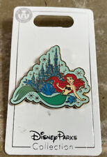 🐚 Disney Exclusive Ariel the Little Mermaid w/ Glitter Castle Collection Pin