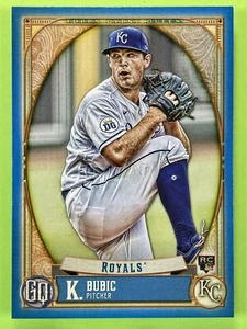 2021 Topps Gypsy Queen #88 Kris Bubic novato radiocontrol azul paralelo #'d/150 - Imagen 1 de 4
