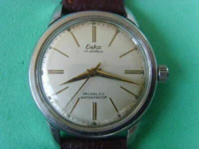 Reloj Manual Swiss ESKA 17 Jewels Usado Vintage Foto 1 de 4