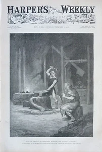 1897 Harper's Weekly Journal Magazine February 6, New York, North Pole, Cuba - Picture 1 of 11