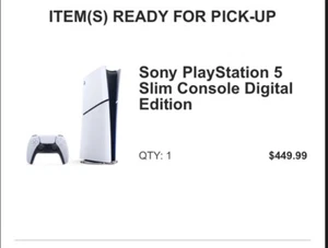 Sony PS5 Slim Digital Edition 1TB - Trade For Xbox Series X Digital. White One - Picture 1 of 1