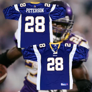Minnesota Vikings Adrian Peterson NFL Vintage Reebok Jersey Sz. 54 3XL Deadstock - Picture 1 of 12