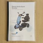 Manual + Service Record for Rascal Vecta Sport mobility scooter - User Guide