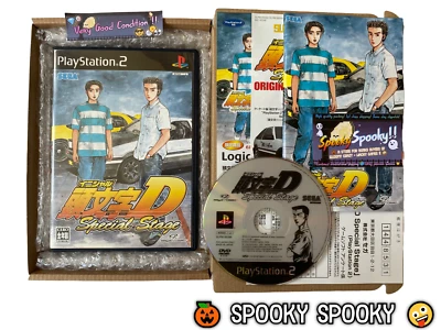 Initial D Special Stage PS2 - NTSC-J Japan VGC with 5 Inserts & Reg - Tracked - Image 1 of 4
