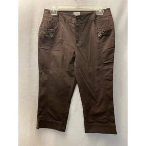 Chicos capris brown size 0 womens pants - Picture 1 of 4