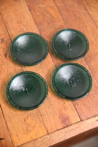 Vintage Round Railroad Traffic Stage Light Green Glass Lens Kopp Major lot 4 - Picture 1 of 10