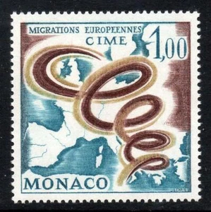 MONACO MNH 1967 SG889 European Migration Committee - Picture 1 of 1