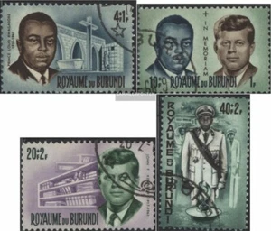 Burundi 211A-214A (complete issue) used 1966 Personalities - Picture 1 of 1