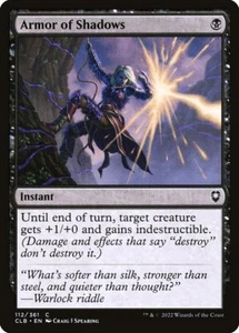 ARMOR OF SHADOWS x4 mtg NM-M Commander Legends Baldurs Gate 4 Common - Picture 1 of 1