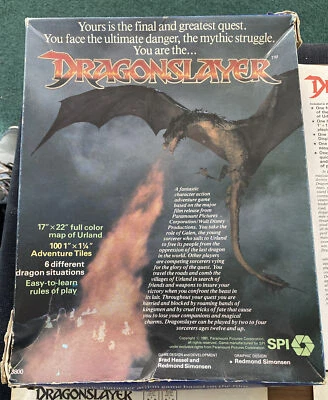 DRAGONSLAYER by SPI — 100% Complete Vintage Board Game with Punched Chips - Image 1 of 4