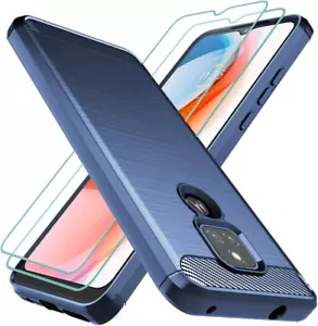 Motorola Moto G Play 2021 Case with Screen Protector,Military Protection Bumper - Picture 1 of 7