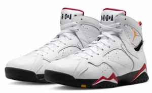 Air Jordan 7 Retro "Cardinal" 2022 White/Cardinal Red CU9307-106 Size 8.5 NEW - Picture 1 of 9