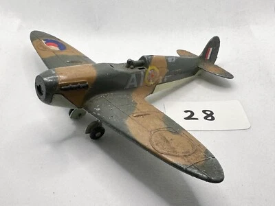 RARE DINKY TOYS 719 RAF SUPERMARINE SPITFIRE MK2 WW2 FIGHTER AEROPLANE AIRCRAFT — 第 1/4 张图片