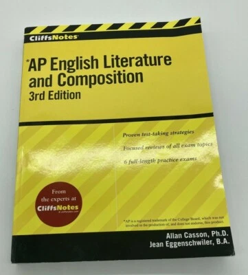 Cliffs Notes English Literature and Composition by Casson, Allan 3rd Edition - Image 1 of 4