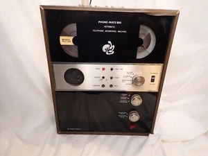 Vintage PHONE-MATE 800 AUTOMATYCZNA SEKRETARKA TELEFONICZNA Z WIADOMOŚCIAMI! GRA! - Zdjęcie 1 z 6