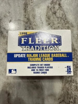 1998 Fleer Tradition Update Baseball Factory Sealed Complete 100 Card Set - Image 1 of 2