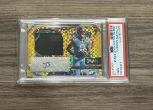2024 Select Ja'tavion Sanders Gold 3/10 Rookie Patch Autograph PSA 9 *POP 1* 🔥 - Picture 1 of 2
