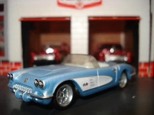1958 CORVETTE CUSTOM EDITION 1/64 MB COOL CAR RUOTE PERSONALIZZATE DETTAGLIATE - Foto 1 di 4