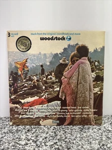 Woodstock Original Soundtrack Album 3 Vinyl Record Set - Picture 1 of 11