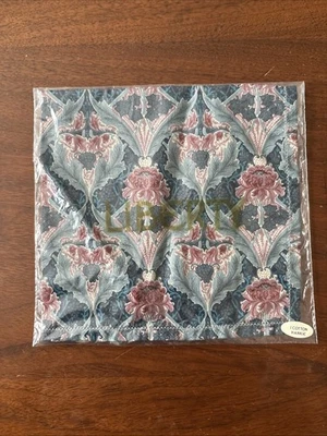 Pañuelo Liberty Of London Vintage Nuevo de Colección Algodón Art Nouveau Floral Nuevo en Paquete Foto 1 de 4