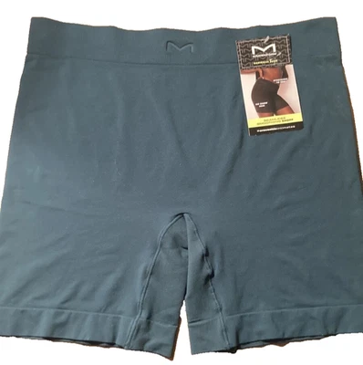 Pantalón Corto Para Mujer Maidenform Hunter Verde Básicamente Sexy Sin Costuras Suavizante 2XL Nuevo Foto 1 de 4