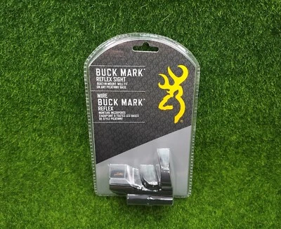 Browning Buck Mark 1x Reflex Sight w/ Four Reticle Patterns, Black - 1290230 - Image 1 of 4