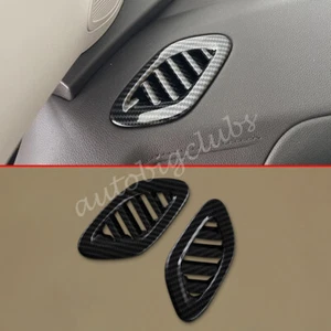 For Chevy Chevrolet Trax 2024-2025 Carbon Fiber Dashboard AC Vent Cover Trims - Picture 1 of 5