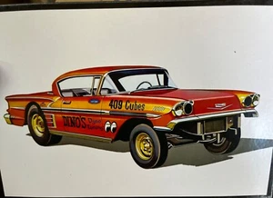 AMT 1301 1958 Chevy Impala Ala 3n1 1/25 MODEL CAR MOUNTAIN KIT niob si - Picture 1 of 3