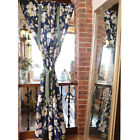 Boho Floral Tie Up Curtain Living Room Bedroom Kitchen Window Drape Treatment