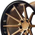 4 New 19" Ferrada Fr4 19X8.5 19X10.5 Bronze / Black Concave Wheels Rims (B3)