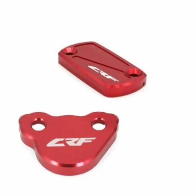 Cubierta de tapa de líquido de frenos delantero trasero para HONDA CRF150R CRF250R/X CRF450 R/X CRF 450L Foto 1 de 4
