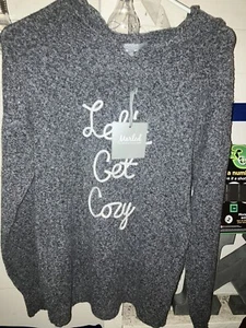 Marled Reunited Bekleidungsmarke Pullover Hoodie Sweatshirt lässt uns gemütlich werden Medium - Bild 1 von 7