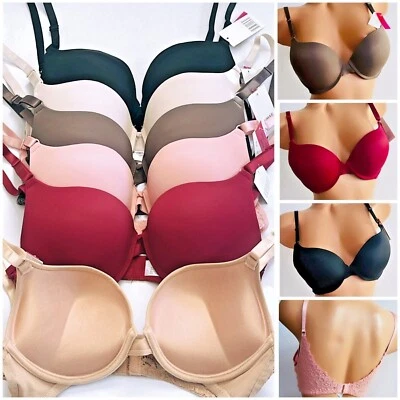 Extreme Ultimate Padding Power Lift Add 2 Cup Sizes Lace Ribbon Push Up Bra 7131 - Image 1 of 4