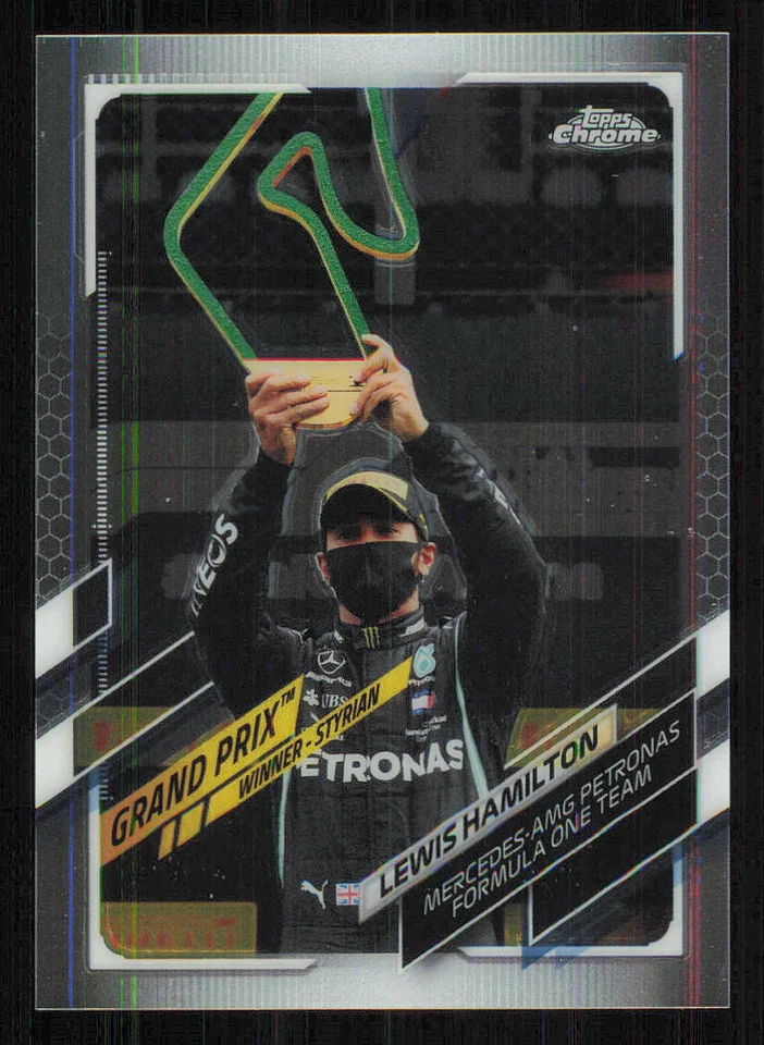 2021 Topps Chrome Formula 1 #139 Lewis Hamilton/Grand Prix Winners - Image 1 of 2