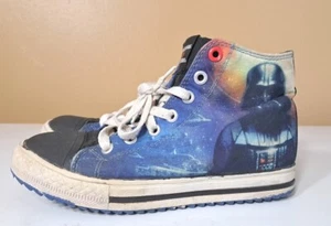 Zapatos de caña alta Skechers Star Wars Darth Vader "Come to Dark Side" niños talla 1,5 - Imagen 1 de 9