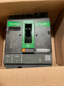 SCHNEIDER ELECTRIC SQUARE D HLL36070  3PHASE 600V 70A 50/60HZ CIRCUIT BREAKER - Picture 1 of 13