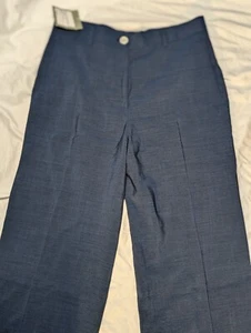 women's ZEGNA Giorgio's of Palm Beach Pants 40 Silk Wool US 9.5 10 $595 40 EU - Picture 1 of 9