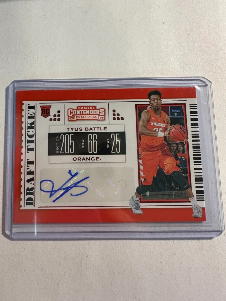 K107,951 - 2019-20 Panini Contenders Draft Picks #115 Tyus Battle Auto RC - Image 1 of 1