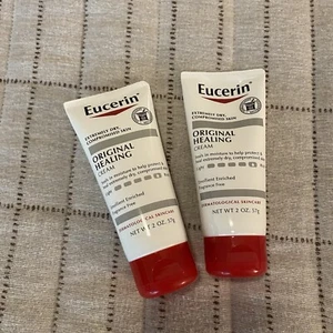 Paquete de 2 cremas ricas curativas Eucerin Original para piel extremadamente seca de 2 oz. Cada - Imagen 1 de 2