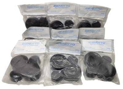 Paquete de 9 cinta de manillar Benotto negra texturizada barra de violonchelo bicicleta eroica de colección Foto 1 de 4