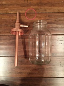 Wide-Mouth Mason Jar Thumper DIY Kit 100% Copper Lid Alcohol Distiller Thumpkeg - Picture 1 of 12