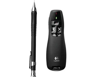Logitech 910-001357 910-001356 Wireless Presenter R400 USB Cordless timer ~E~ - Bild 1 von 1