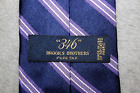 BROOKS BROTHERS Made in USA Purples Striped Silk Tie